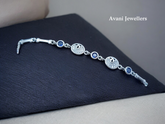 Silver Ladies Fancy Bracelet