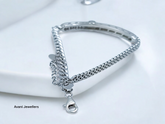 Silver Ladies Fancy Bracelet