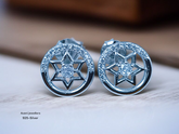 Silver Fancy Studs