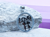 Silver Love Pendant