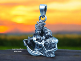 Silver God Pendant