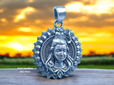 Silver God Pendant