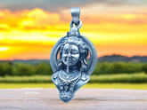 Silver God Pendant