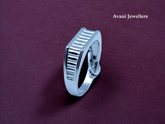 Silver Gents Plain Ring