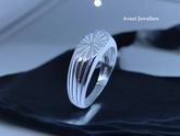 Silver Gents Plain Ring