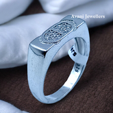 Silver Gents Fancy Rings