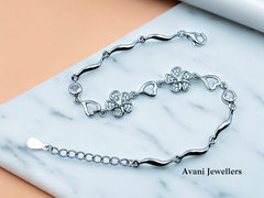 Silver Ladies Fancy Bracelet