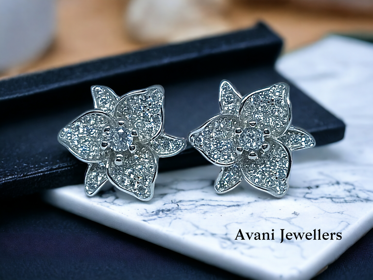 Silver Fancy Studs