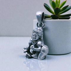 Silver God Pendant