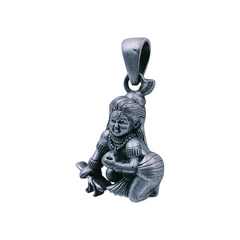 Silver God Pendant