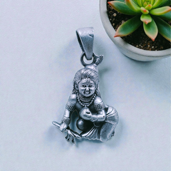 Silver God Pendant