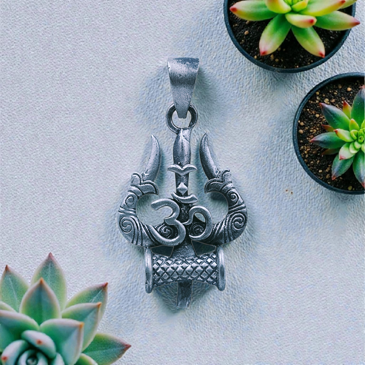 Silver God Pendant