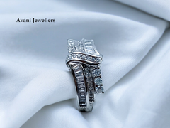 Silver Ladies Fancy Ring