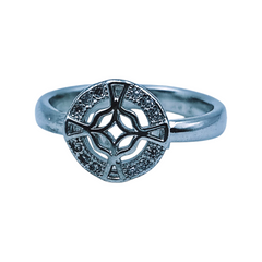 Silver Ladies Fancy Ring