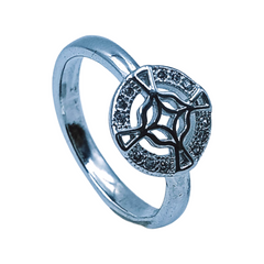 Silver Ladies Fancy Ring