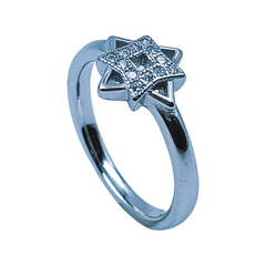 Silver Ladies Fancy Ring