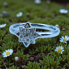 Silver Ladies Fancy Ring