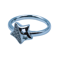 Silver Ladies Fancy Ring