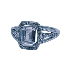 Silver Ladies Fancy Ring