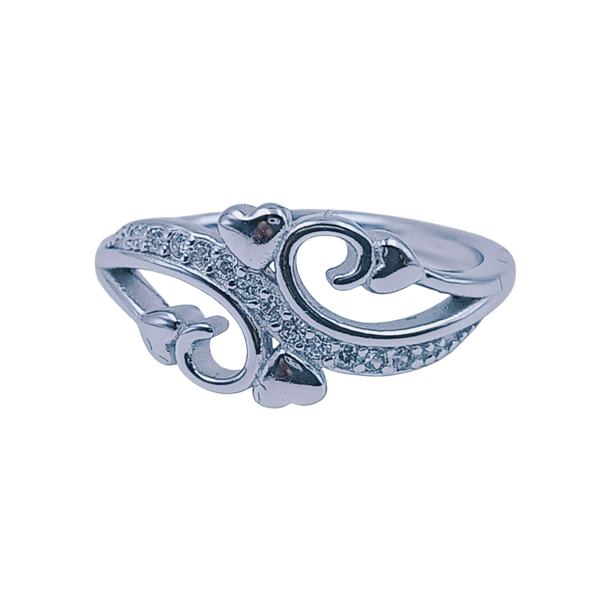 Silver Ladies Fancy Ring