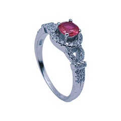 Silver Ladies Fancy Ring