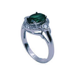 Silver Ladies Fancy Ring