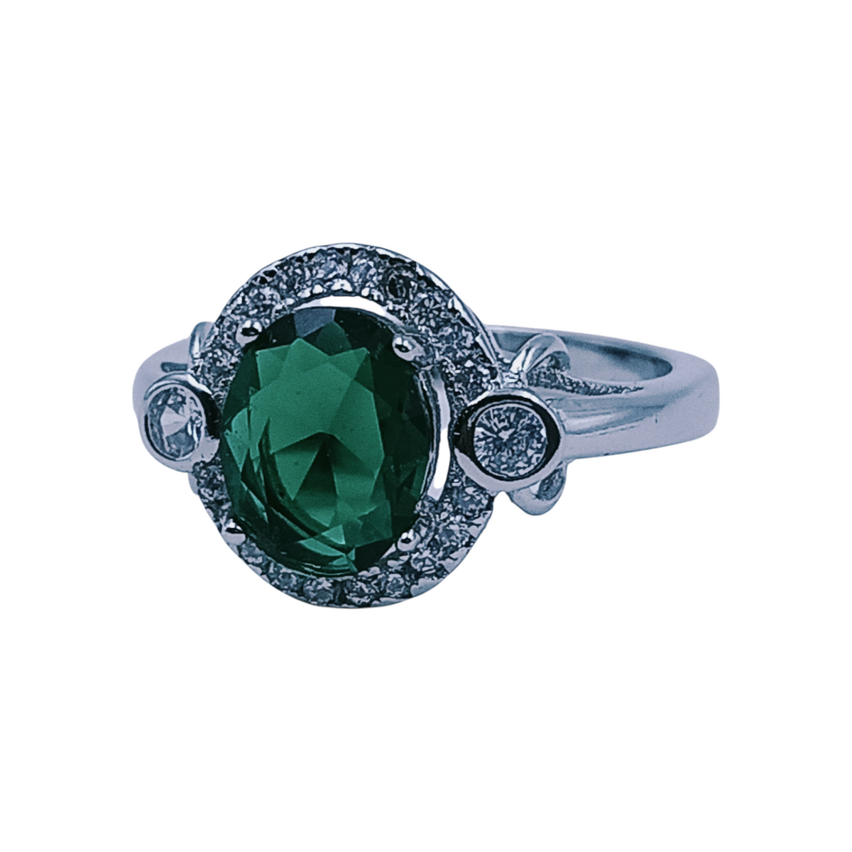 Silver Ladies Fancy Ring