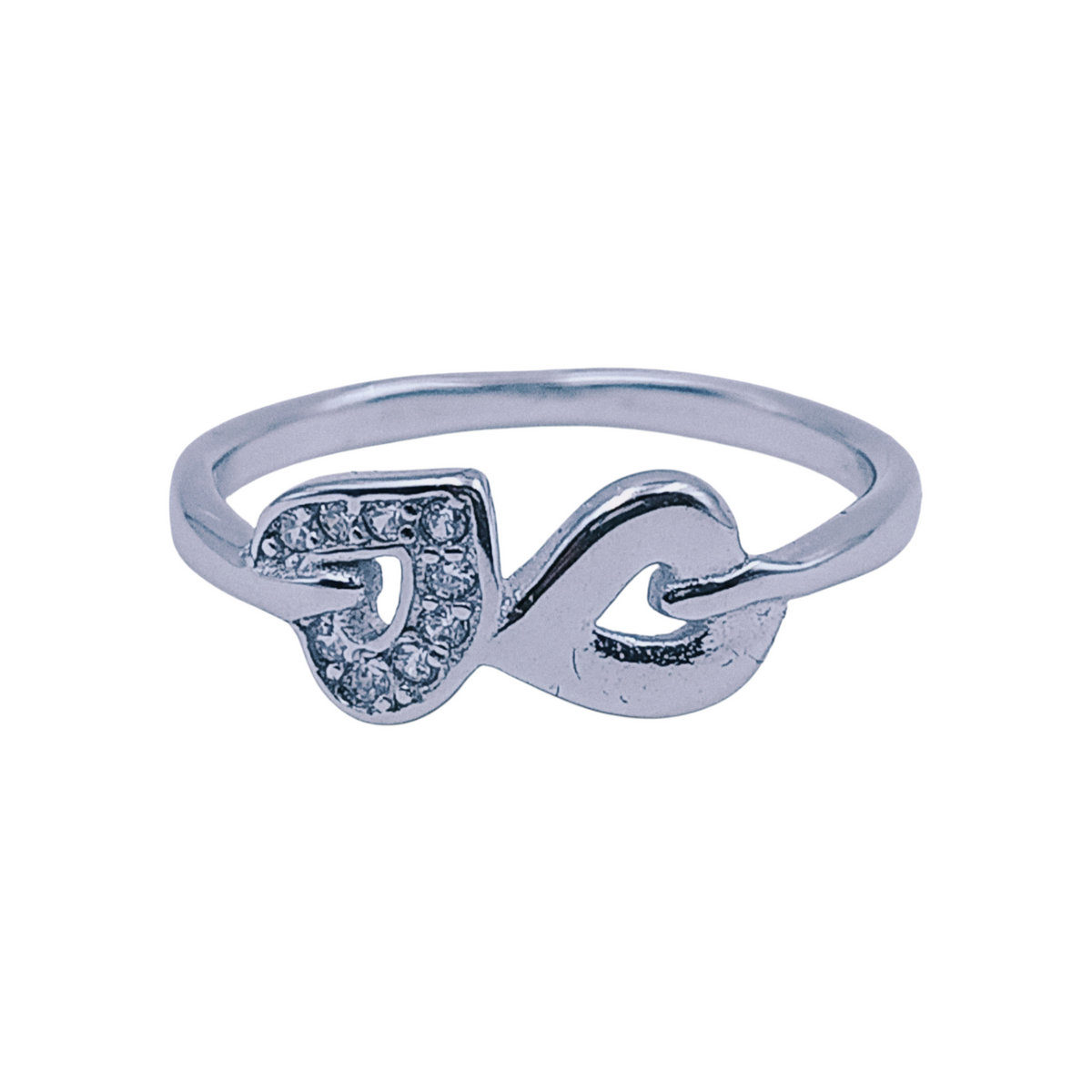 Silver Ladies Fancy Ring