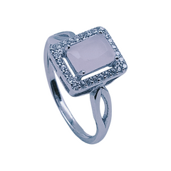 Silver Ladies Fancy Ring