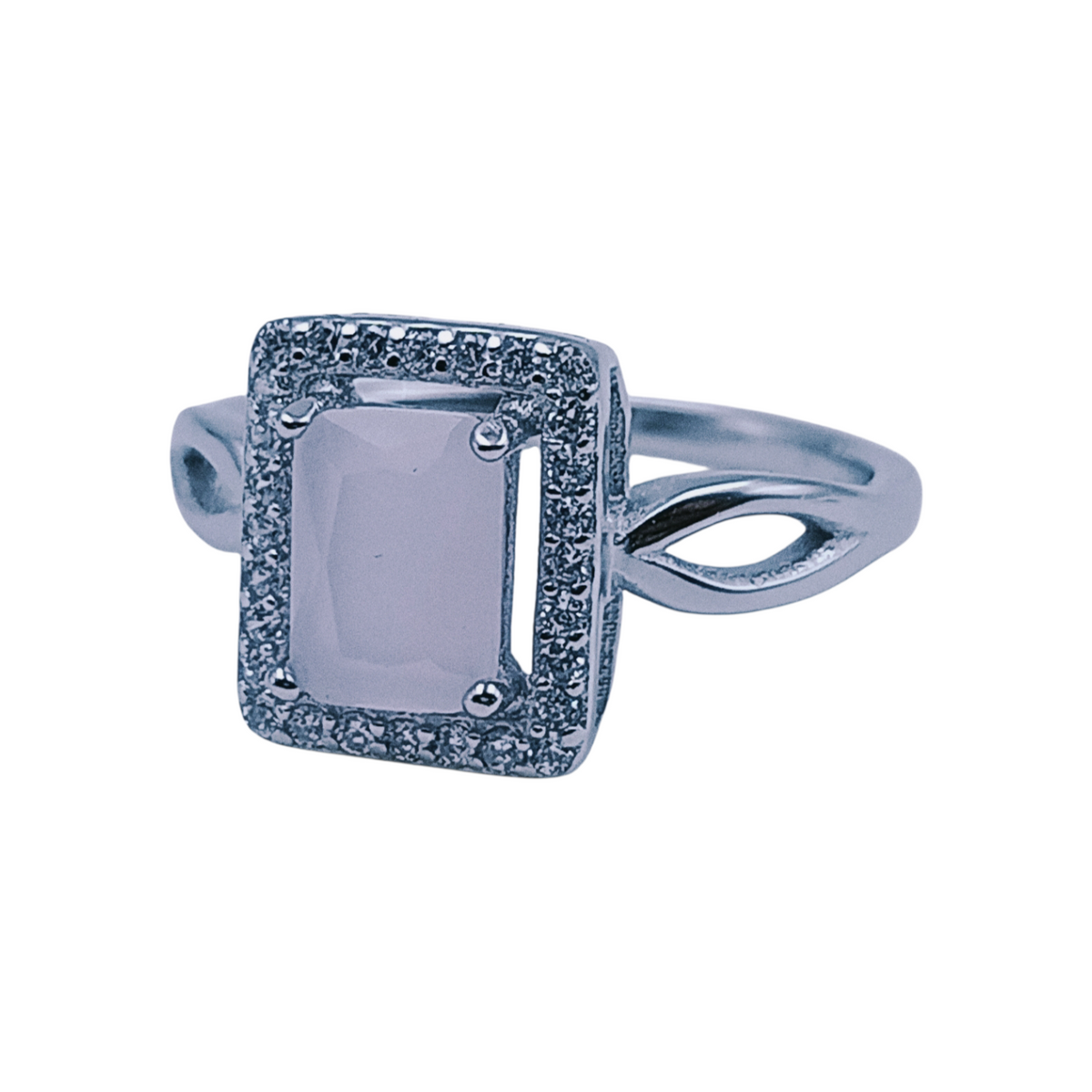 Silver Ladies Fancy Ring