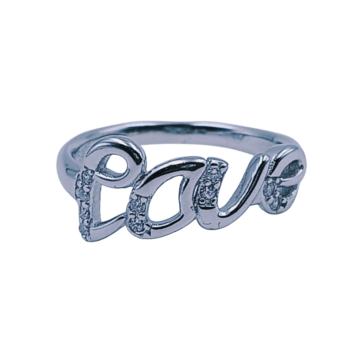 Silver Ladies Fancy Ring