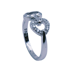Silver Ladies Fancy Ring