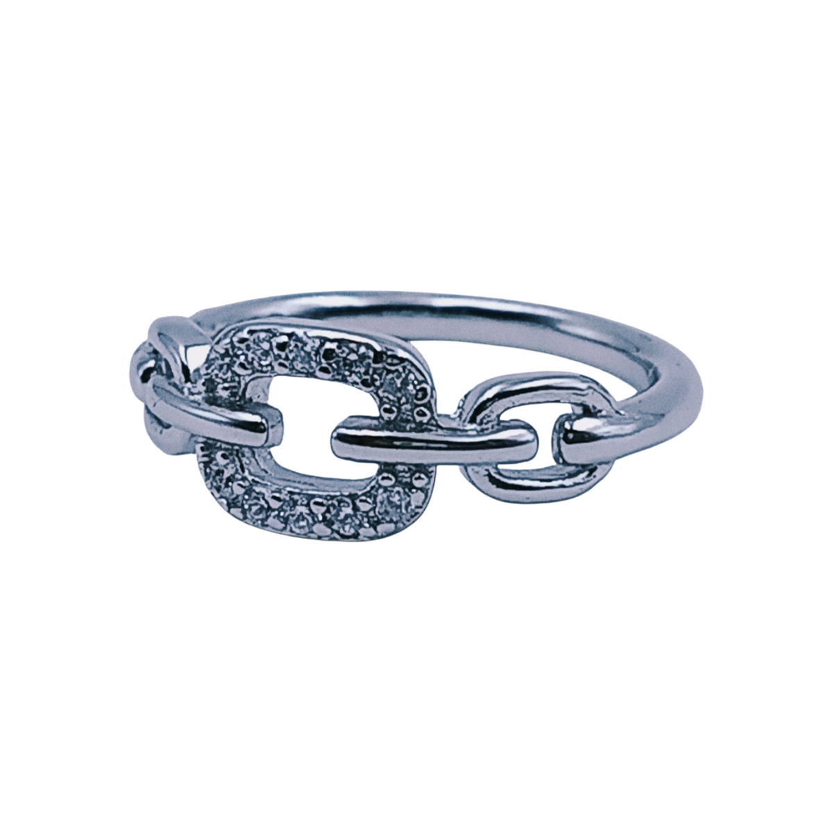 Silver Ladies Fancy Ring