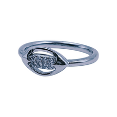 Silver Ladies Fancy Ring