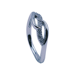 Silver Ladies Fancy Ring