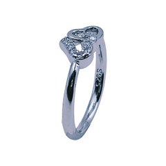 Silver Ladies Fancy Ring