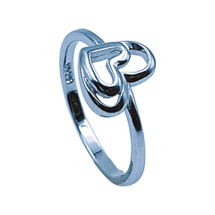 Silver Ladies Plain Ring