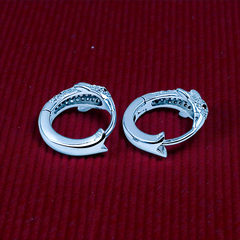 Silver Italian Fancy Earrings