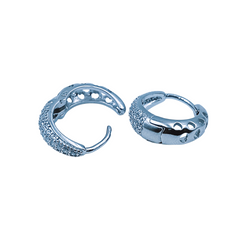 Silver Italian Fancy Earrings